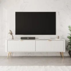 Lima - TV-Meubel - Wit - 163x38x51 cm