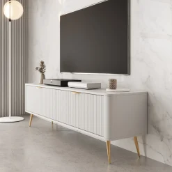 Lima - TV-Meubel - Wit - 163x38x51 cm