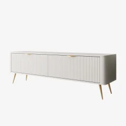 Lima - TV-Meubel - Wit - 163x38x51 cm