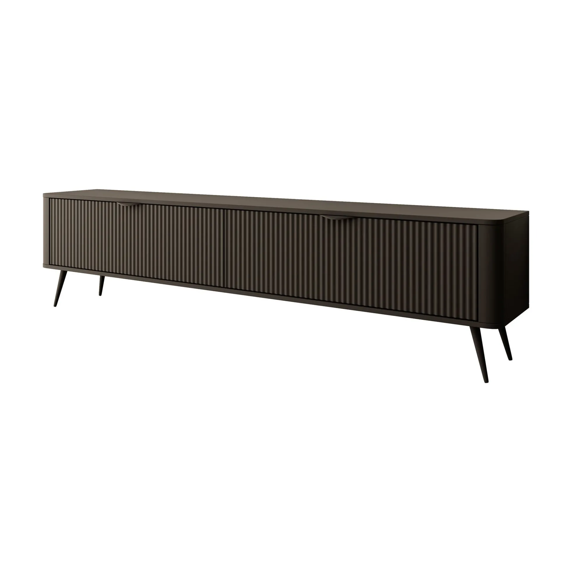 Lima - TV-Meubel - Zwart - 200x38x51 cm