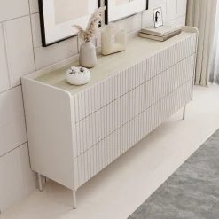 Livako - Ladekast - Beige - 153x38x82 cm