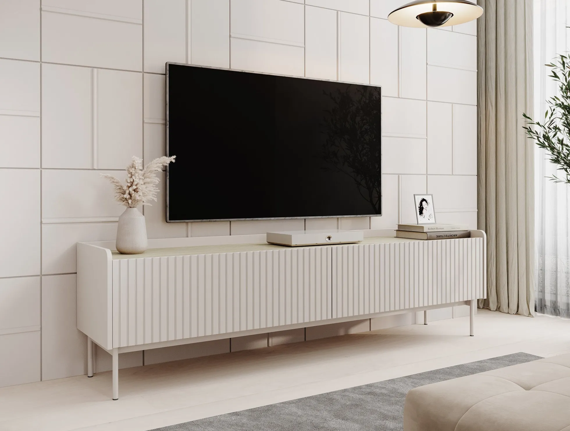 Livako - TV-Meubel - Beige - 181 cm