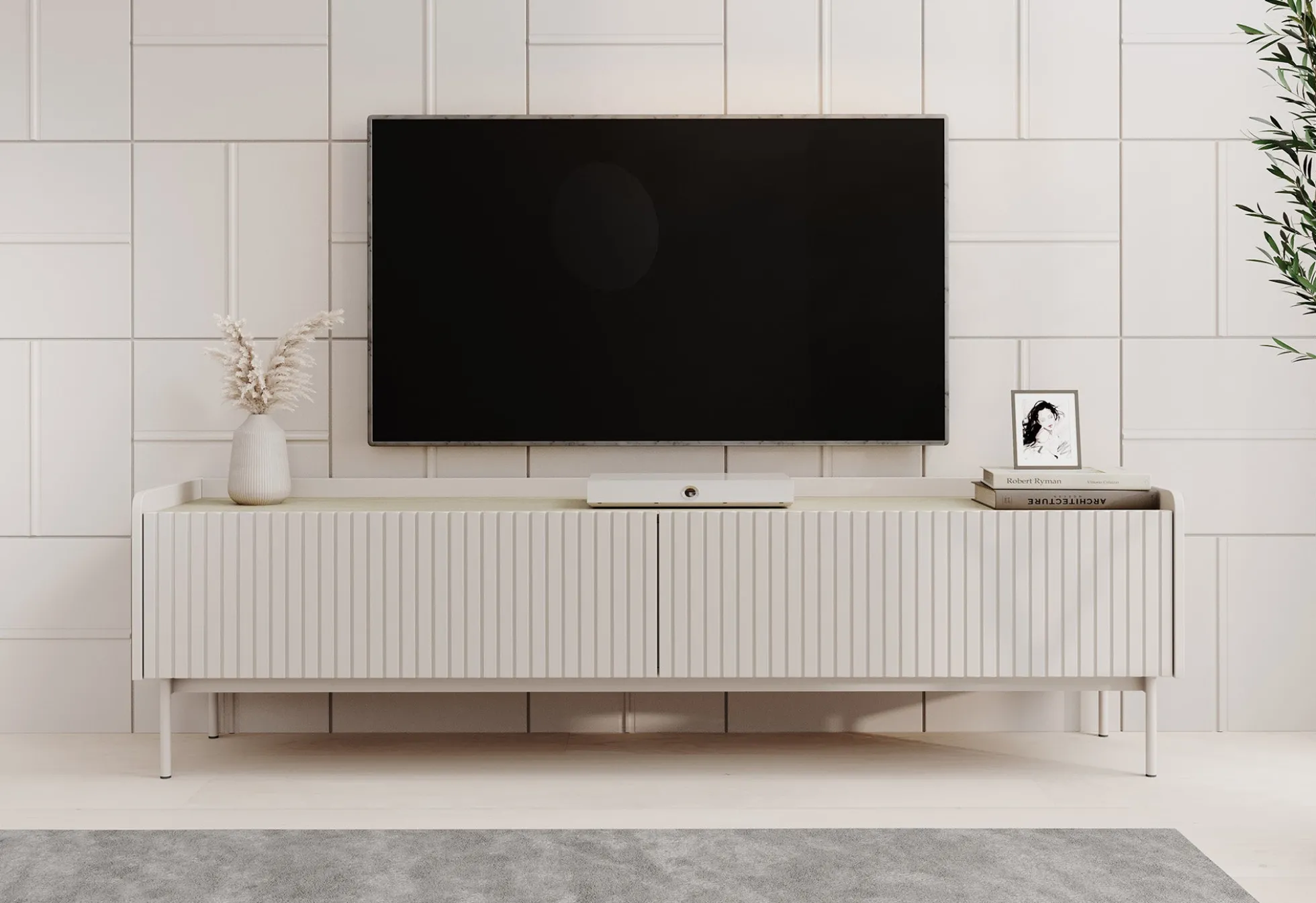 Livako - TV-Meubel - Beige - 181 cm