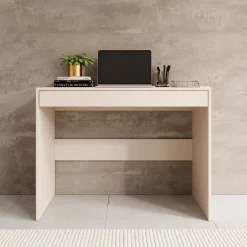 Lombok - Bureau - Beige - 100x50x76 cm