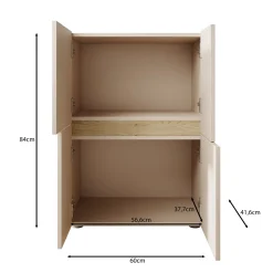 Lombok - Dressoir - Groen - 60x42x84 cm