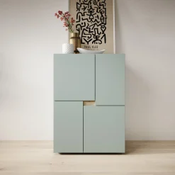 Lombok - Dressoir - Groen - 60x42x84 cm