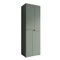 Lombok - Kledingkast met 4 deuren - Groen - 60x42x184 cm