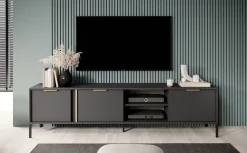Loren - TV-Meubel - Antraciet - 203 cm
