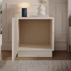 Lucera - Nachtkastje - Beige - 45x42x47 cm