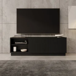 Lucera - TV-Meubel - Zwart - 150x42x48 cm