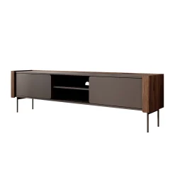 Lux - TV-Meubel - Zwart - 180x39x52 cm