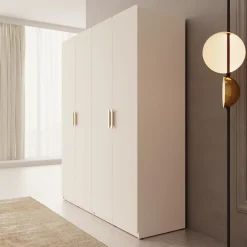 Luzon - Kledingkast 4 deurs - Beige - 179x58x210 cm