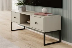 Lyndall - TV-Meubel met 2 lades - Beige - 115 cm