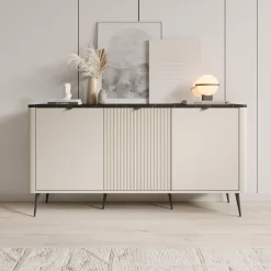 Mace - Dressoir - Beige - 160x40x82 cm