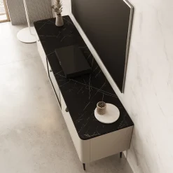 Mace - TV-Meubel - Beige - 160x40x52 cm