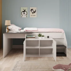 Maddox - Bed - Wit - 90x200