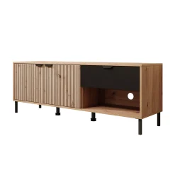 Malaika - TV-Meubel - Eiken - 151x40x54 cm