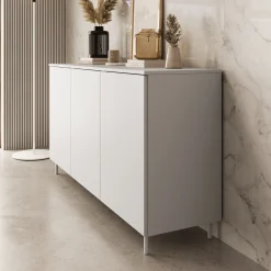 Malvare - Dressoir - Wit - 150x41x80 cm