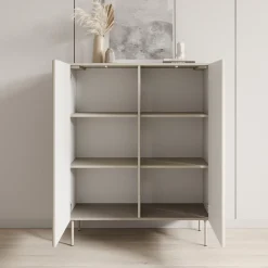 Marajo - Dressoir - Beige - 99x40x123 cm