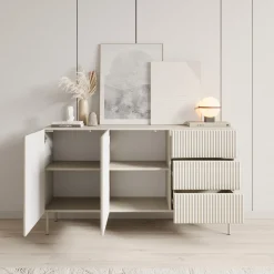 Marajo - Dressoir - Beige - 147x40x81 cm