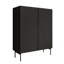 Marajo - Dressoir - Zwart - 99x40x123 cm