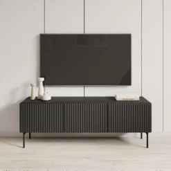 Marajo - TV-Meubel - Zwart - 147x40x51 cm