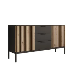 Marbella - Dressoir - Zwart - 150x40x80 cm