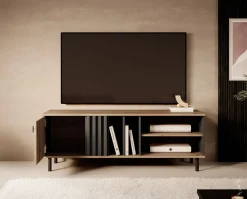 Marcos - TV-Meubel - Eiken/antraciet - 138 cm