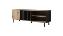 Marcos - TV-Meubel - Eiken/antraciet - 138 cm