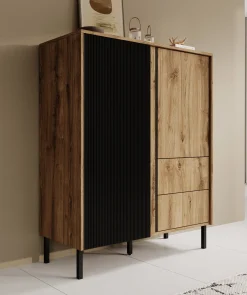 Margareth - Dressoir - Eiken - 100x41x122 cm