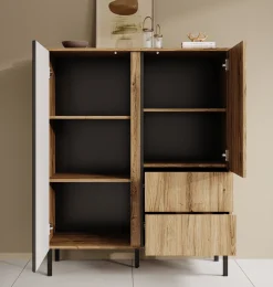 Margareth - Dressoir - Eiken - 100x41x122 cm