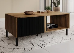Margareth - Salontafel met opbergruimte - Eiken