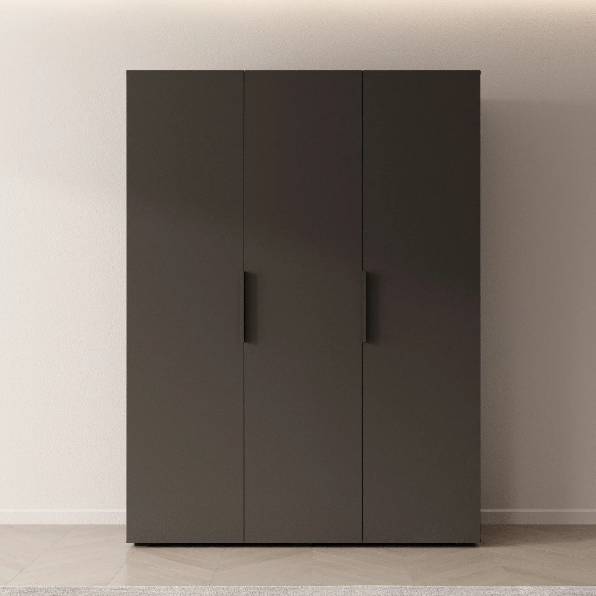 Marquesa - Kledingkast - Zwart - 150x50x202 cm
