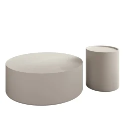 Mesa - Salontafel set van 2 - Wit - 90x32 cm