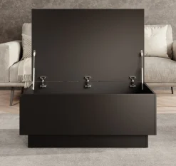 Micha - Salontafel met opbergruimte - Zwart