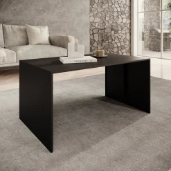 Miraal - Salontafel - Zwart metaal - 100x60x50 cm