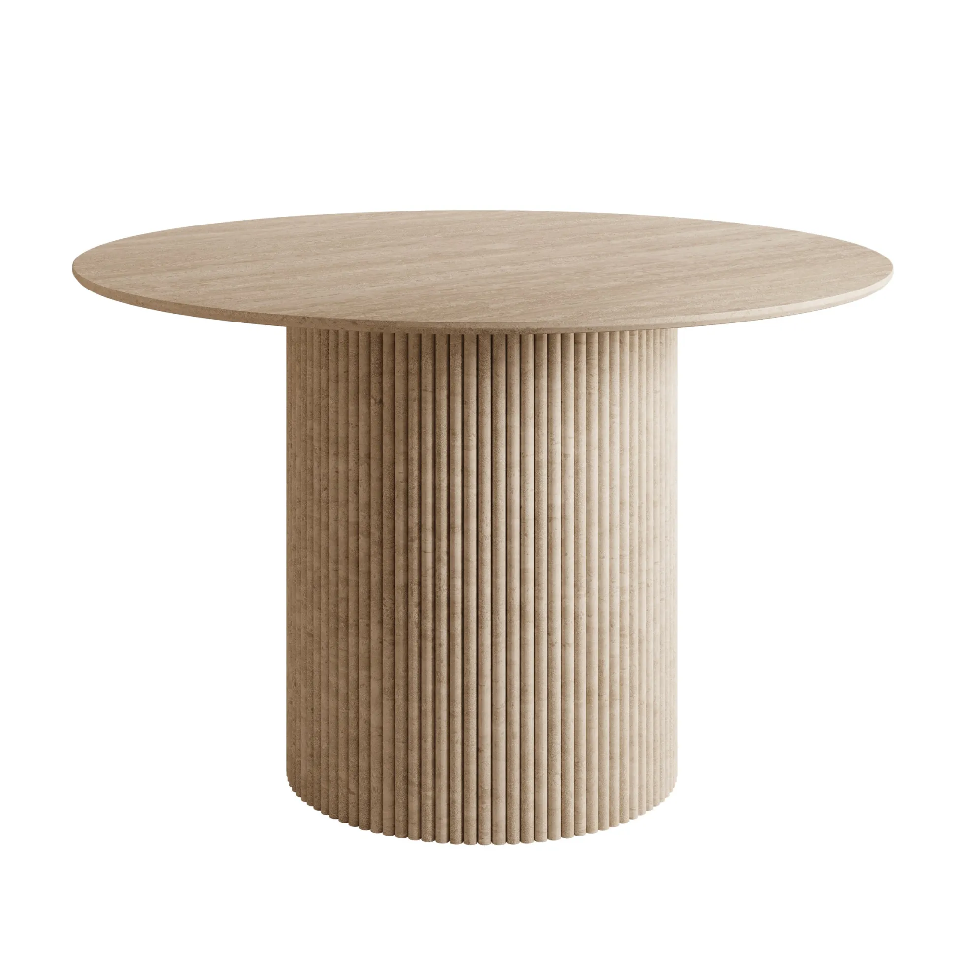 Modena - Eetkamertafel - Travertin - 120x120x76 cm