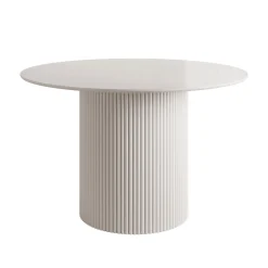 Modena - Eetkamertafel - Wit - 120x120x76 cm