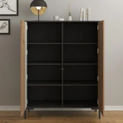 Molina - Dressoir - Eiken - 100x40x129 cm