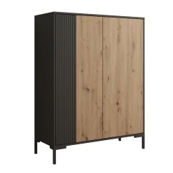 Molina - Dressoir - Eiken - 100x40x129 cm