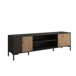 Molina - TV-Meubel - Zwart - 180 cm