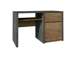 Monaco - Bureau - Eiken/grijs - 120x53 cm