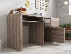 Monaco - Bureau - Truffel eiken - 120x53 cm