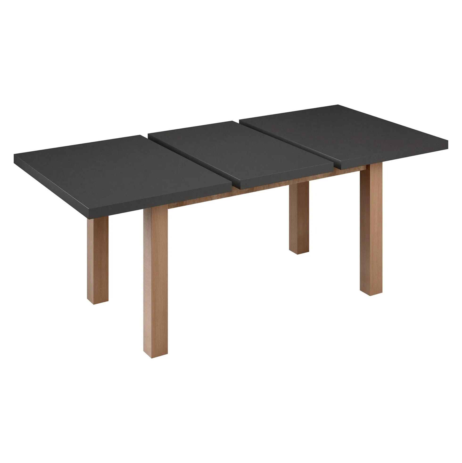 Monaco - Eetkamertafel - Eiken/Grijs - 160x90x79 cm