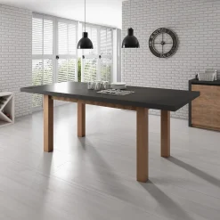 Monaco - Eetkamertafel - Eiken/Grijs - 160x90x79 cm