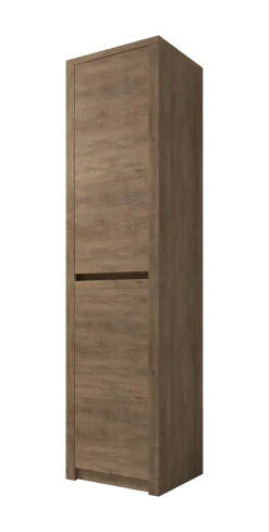 Monaco - Opbergkast met 2 deuren - Eiken - 50x43x197 cm