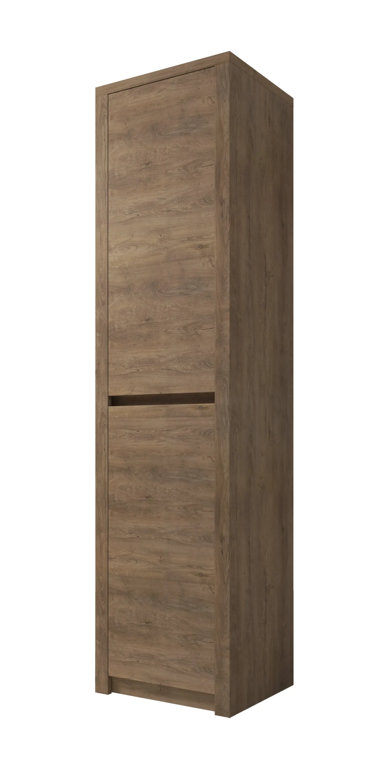 Monaco - Opbergkast met 2 deuren - Eiken - 50x43x197 cm