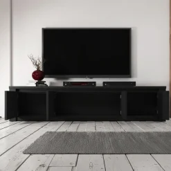 Monaco - TV-Meubel - Mat zwart - 170 cm