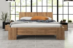 Monaco - Tweepersoonsbed - Eiken - 180x200 cm