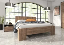 Monaco - Tweepersoonsbed - Eiken - 160x200 cm